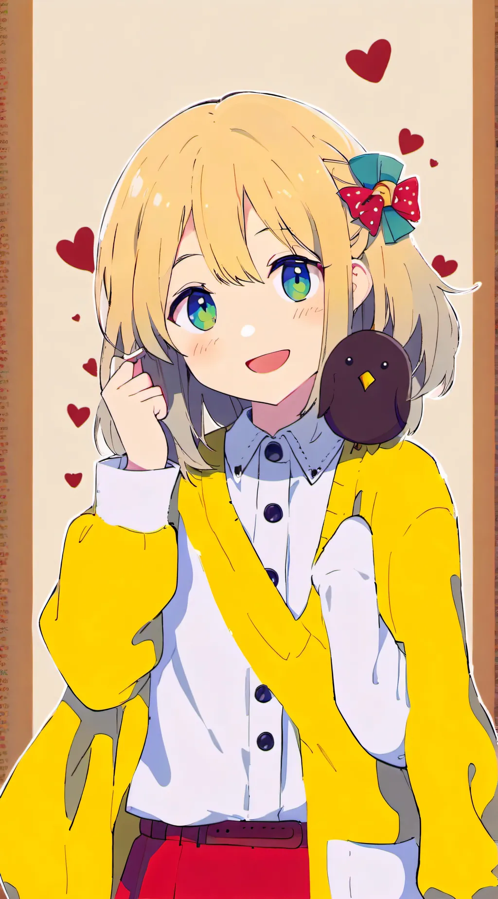 ai character: Susie  background