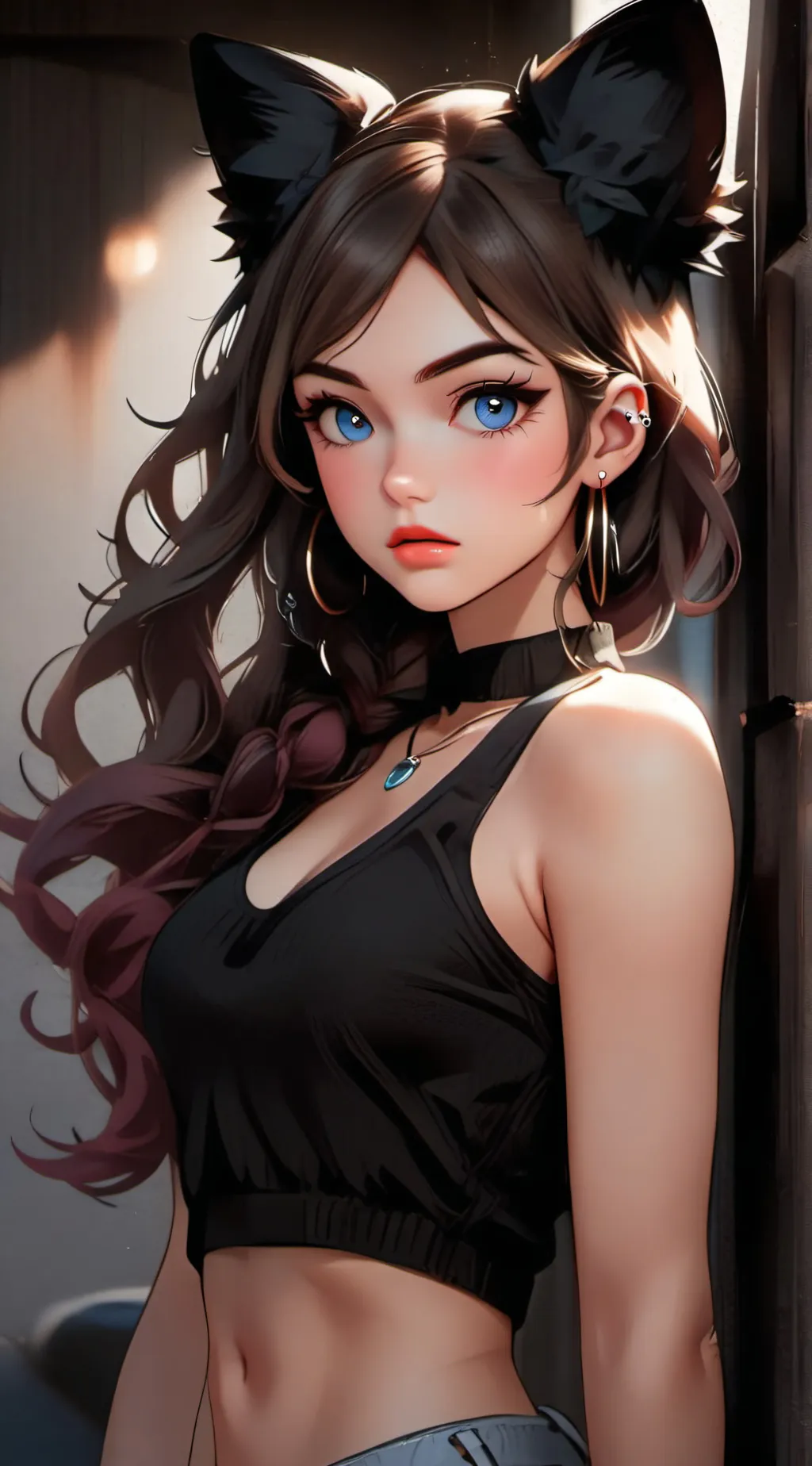 ai character: Sandy background