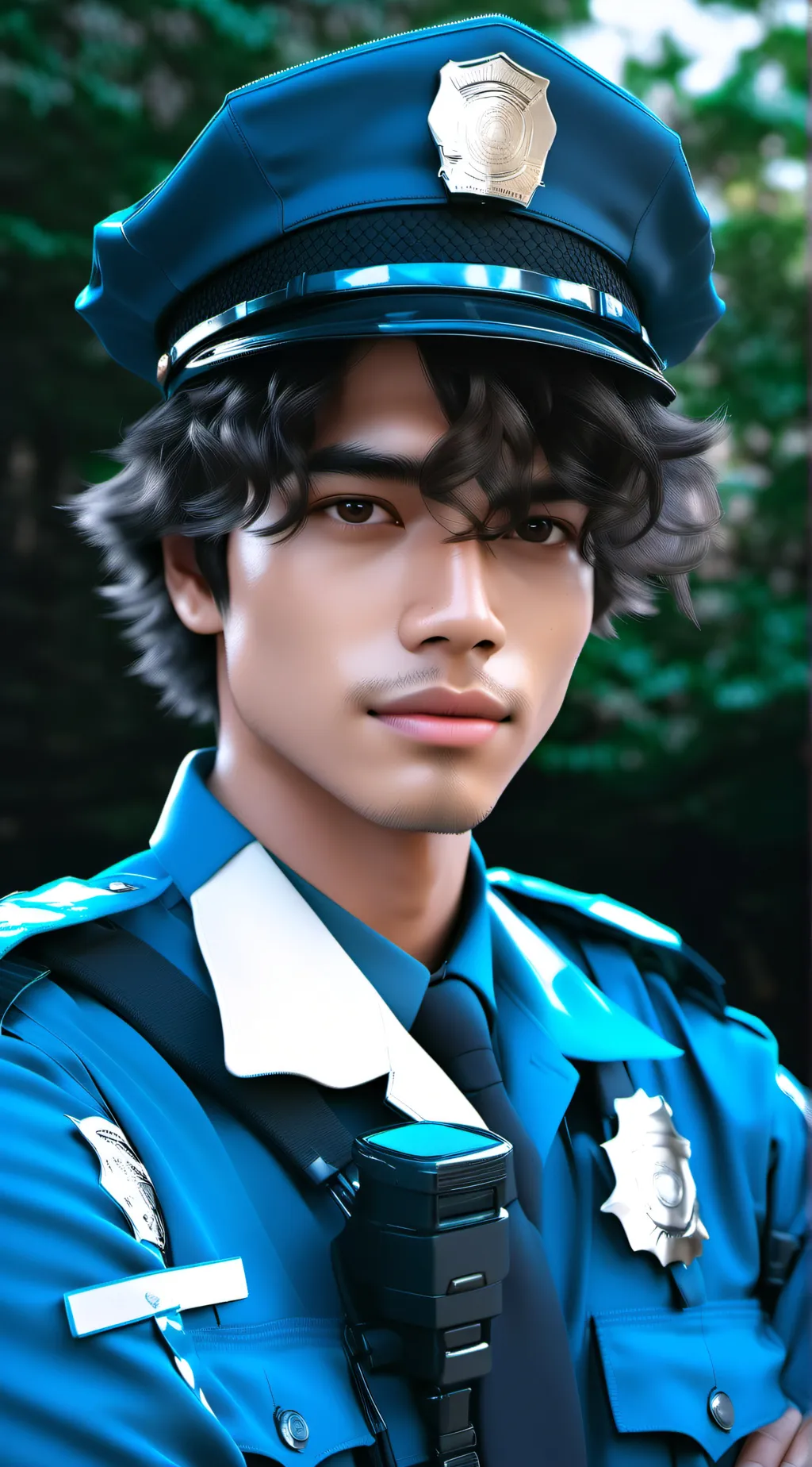 ai character: Cop background