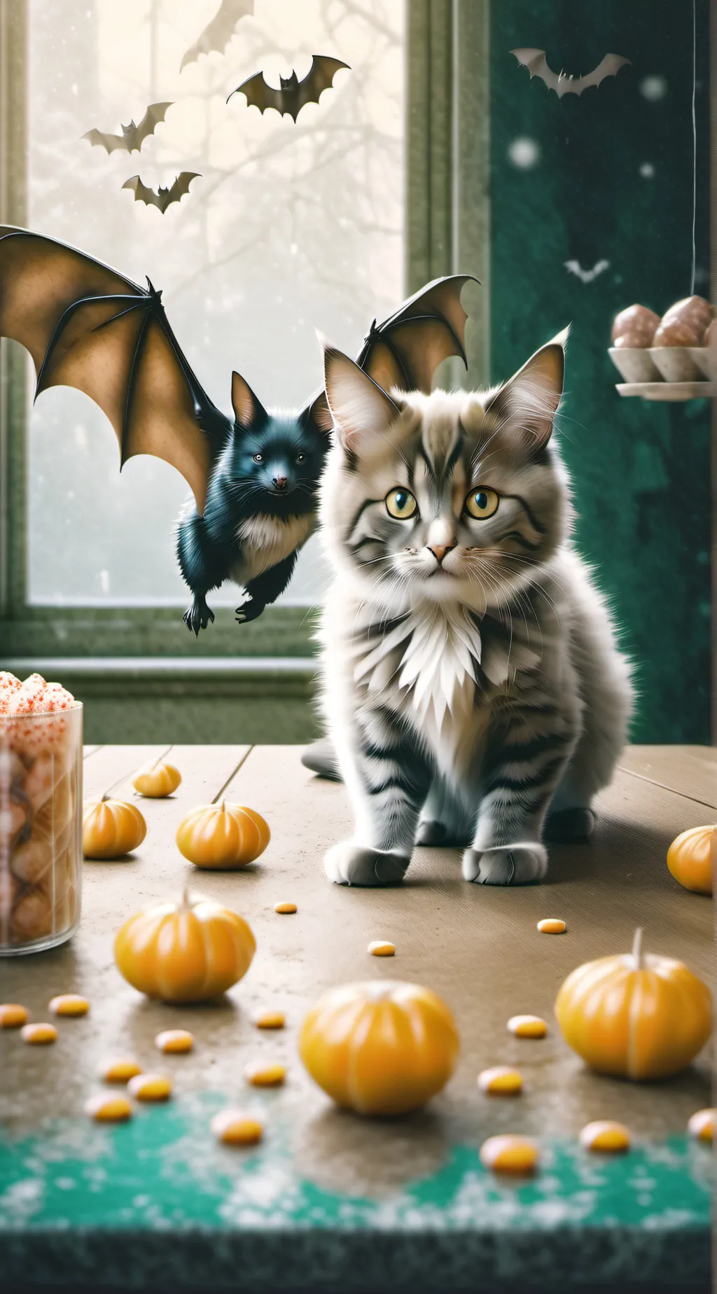 ai character: CANDYBATS background