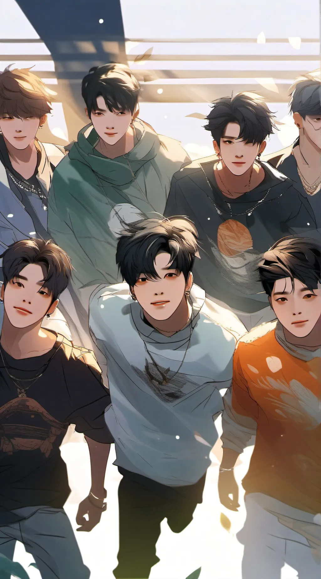 ai character: Stray kids background