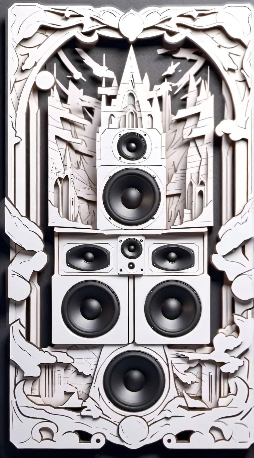 ai character: Dark speaker man background