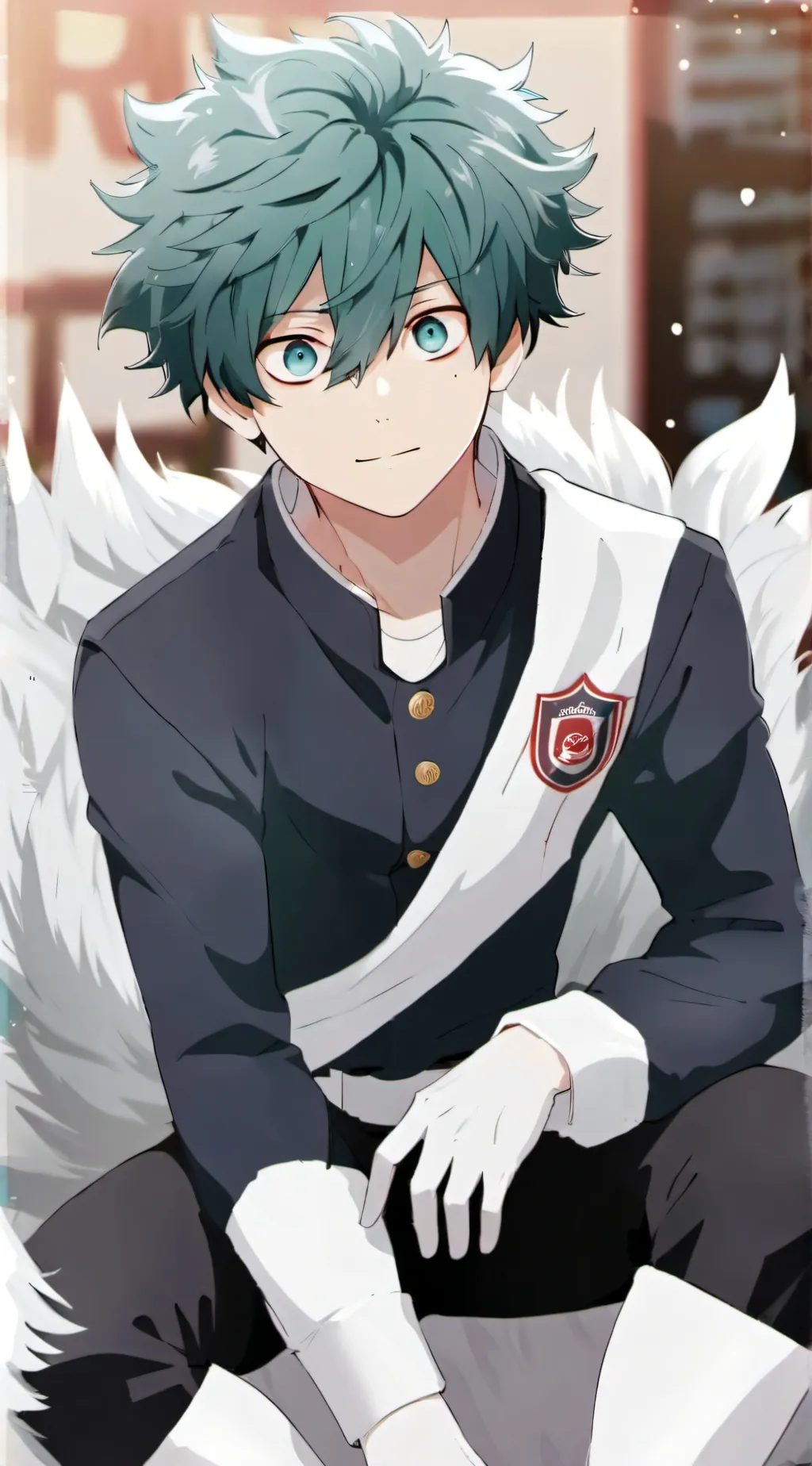 ai character: izuku midoriya background