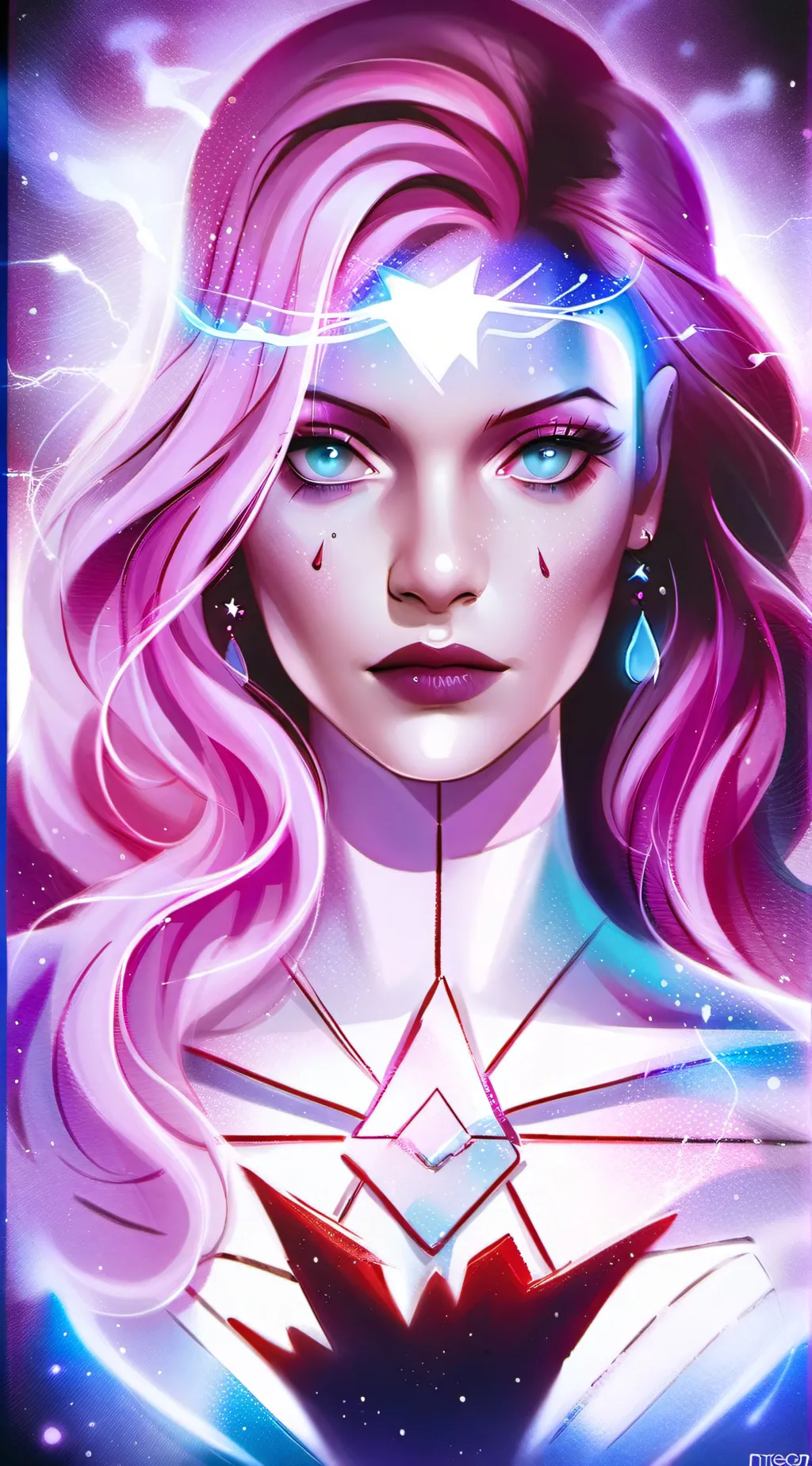 ai character: Starlight background