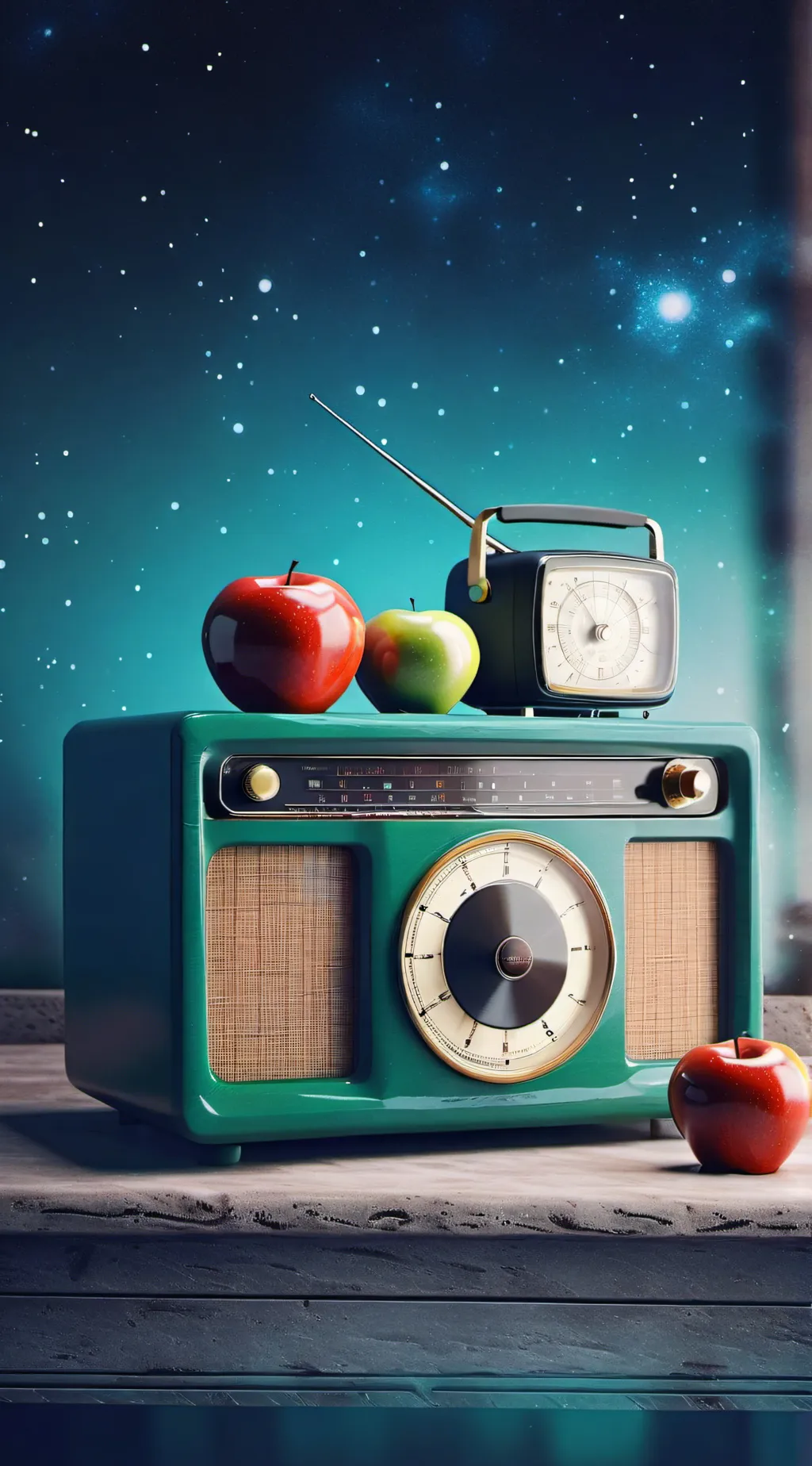 ai character: Radioapple #2 background