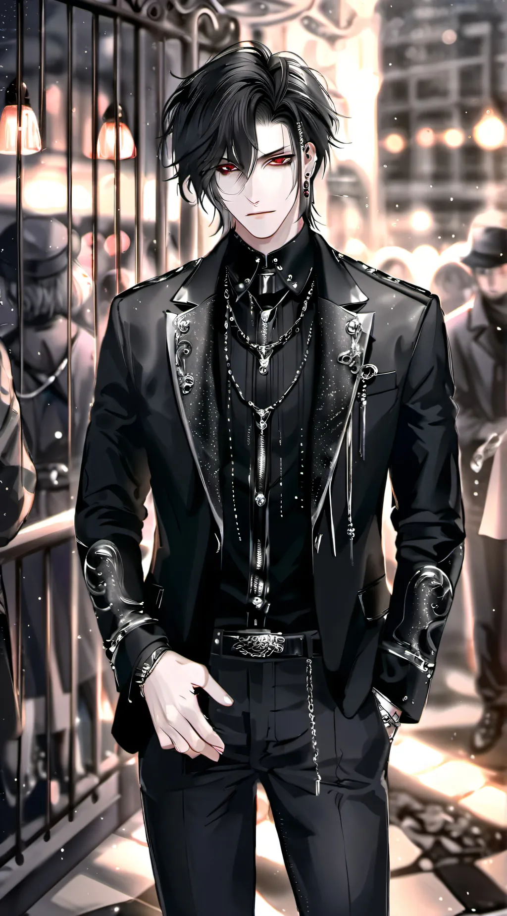 ai character: Oliver Night background