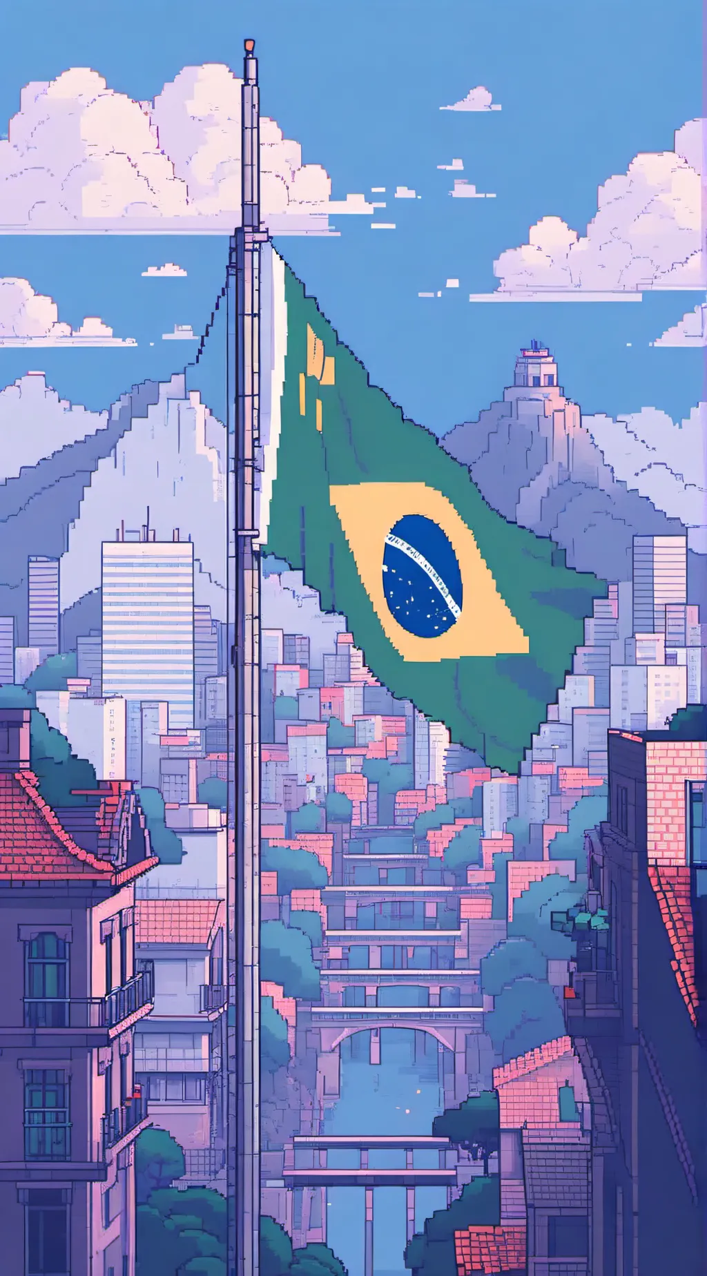 ai character: Brazil 🇧🇷 background