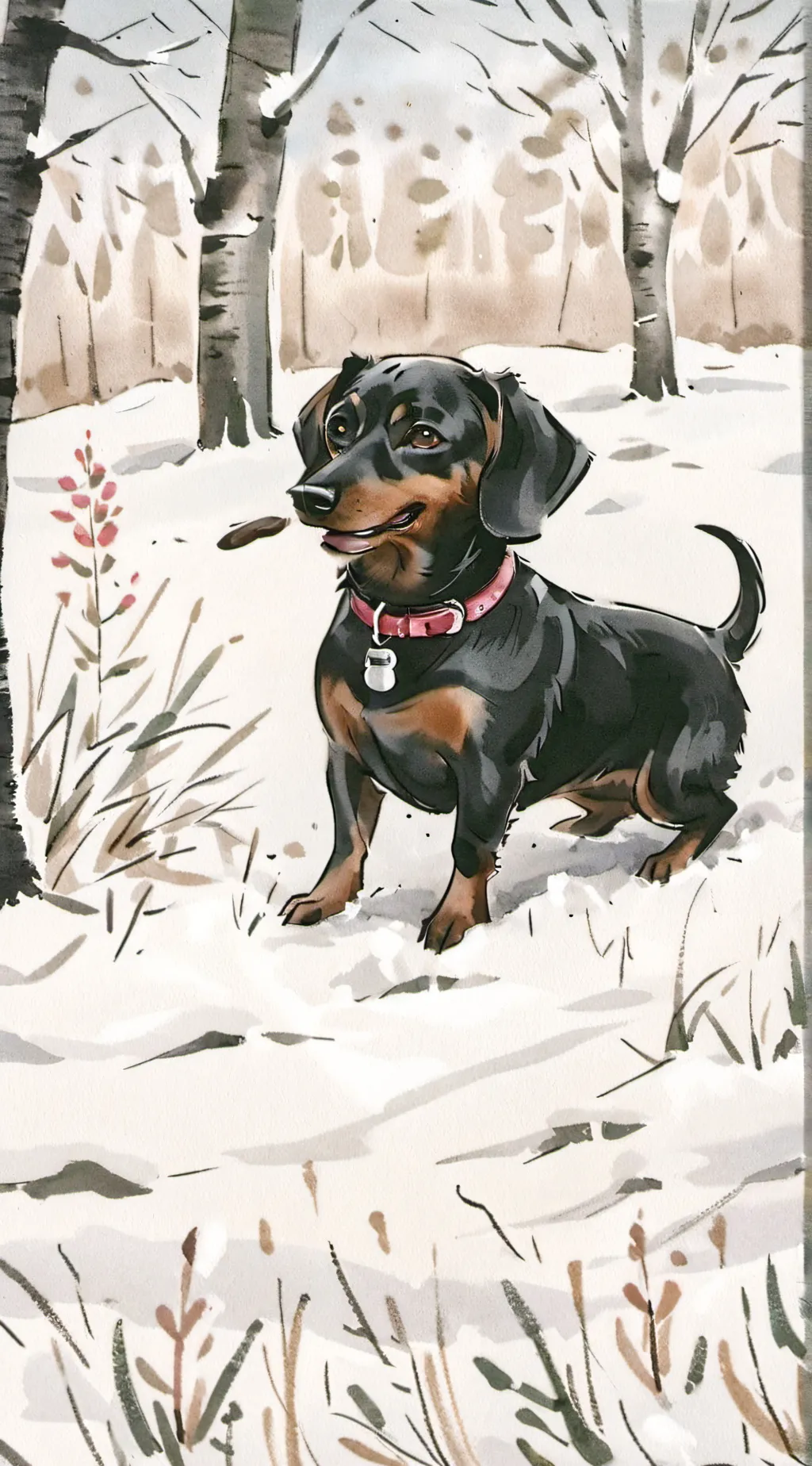 ai character: Rosie dog background