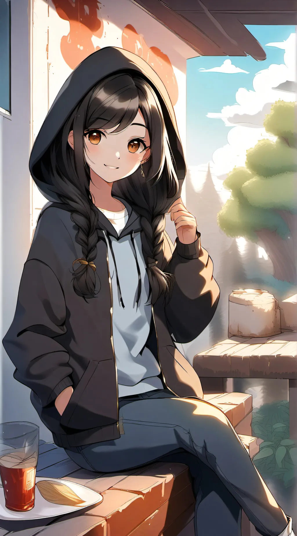 ai character: Mariah  background