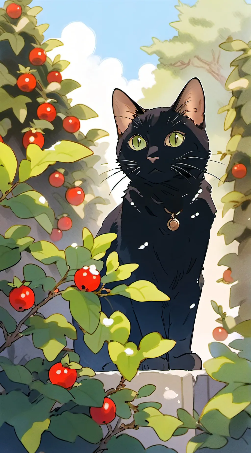 ai character: Hollyleaf background