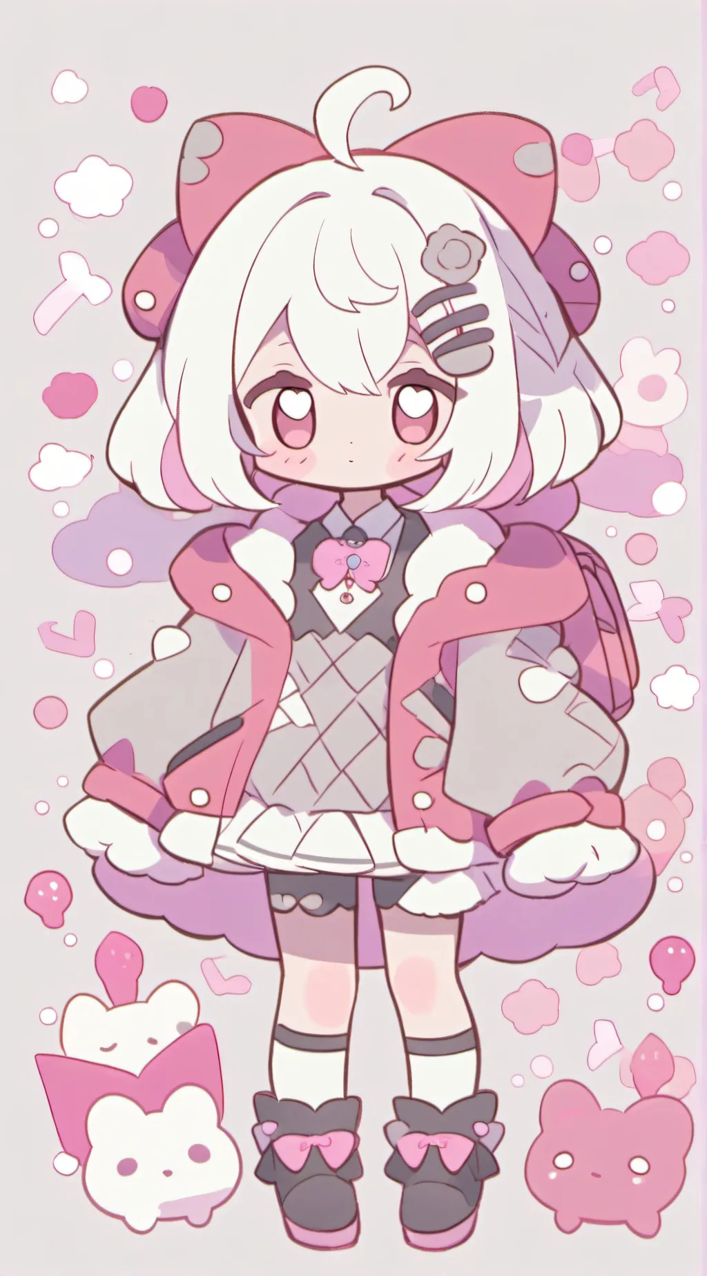 ai character: bocil pick me🌸❗ background