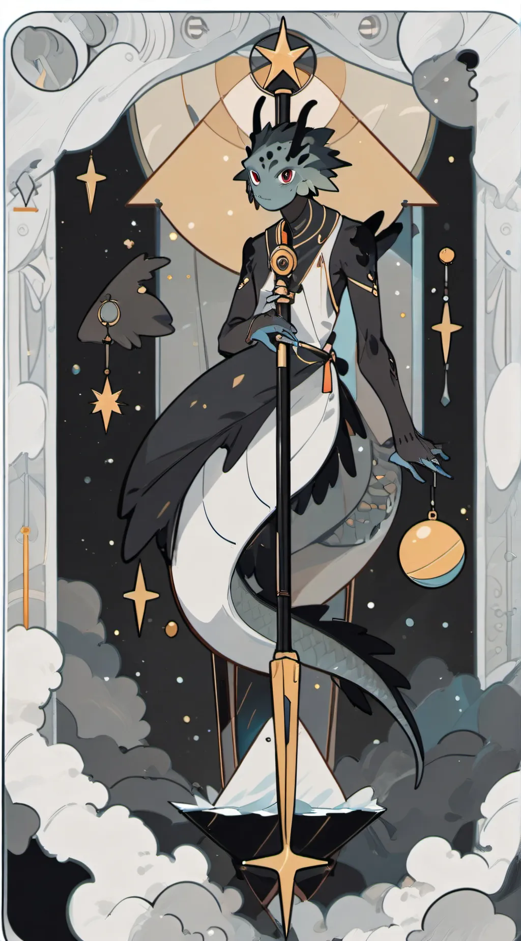 ai character: Sebastian  background