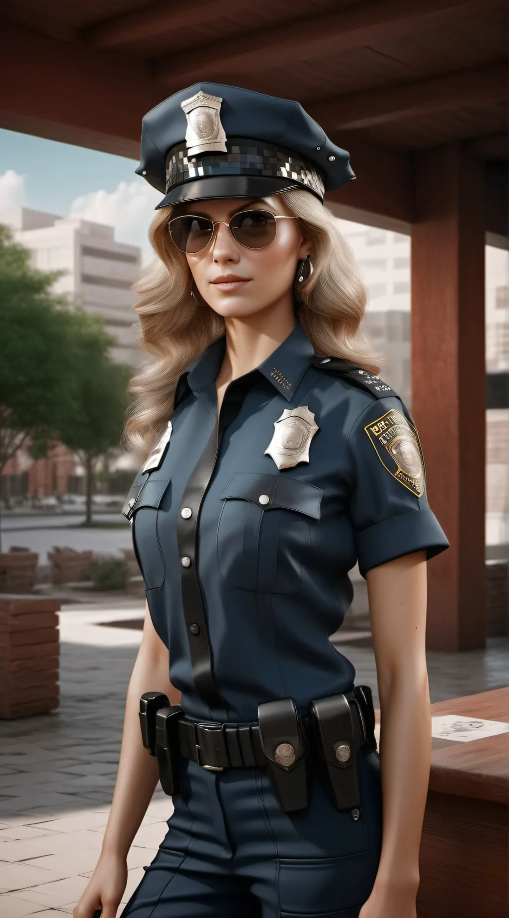 ai character: ond officer Aria background