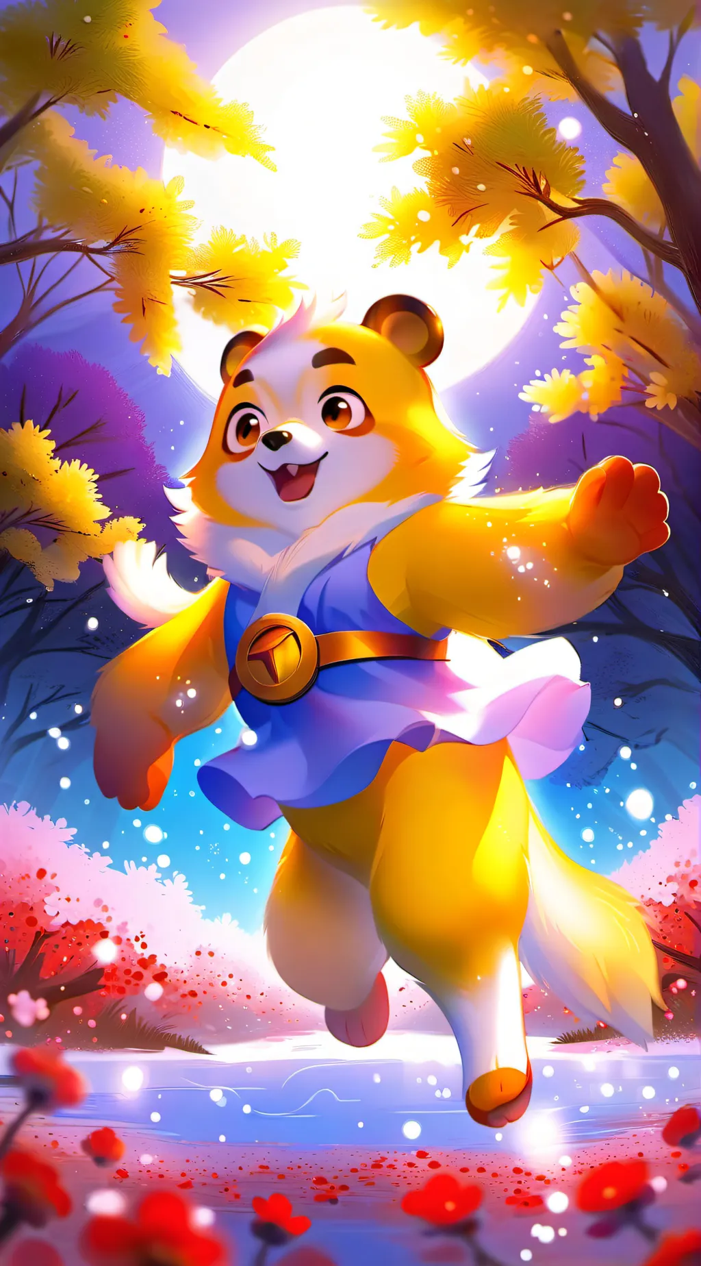 ai character: Thanks background