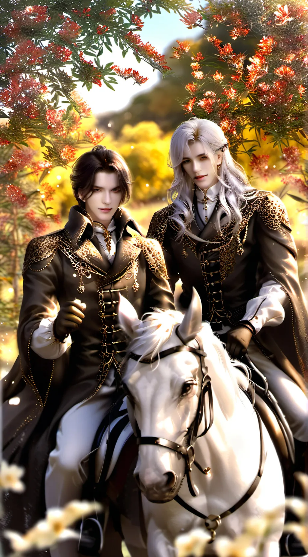 ai character: Leo and Xavier background