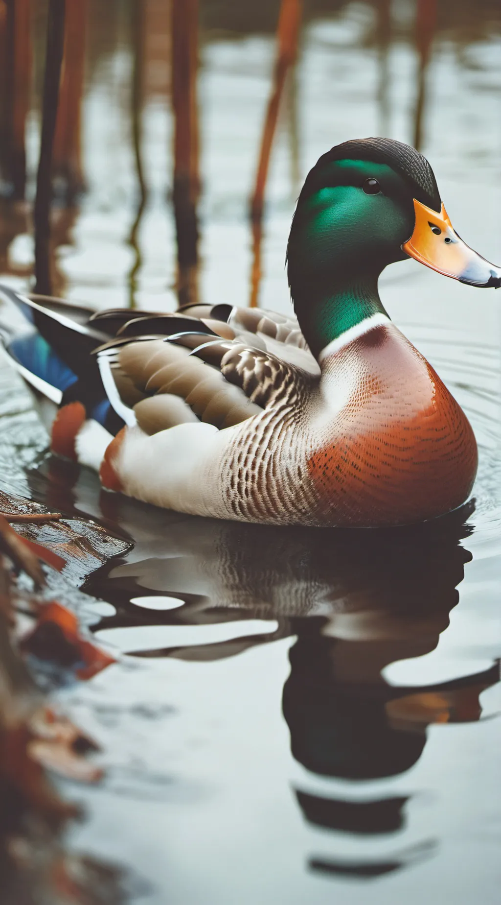 ai character: Truck duck meme background