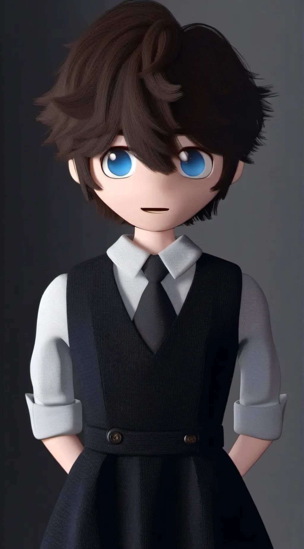 ai character: K Thompson  background