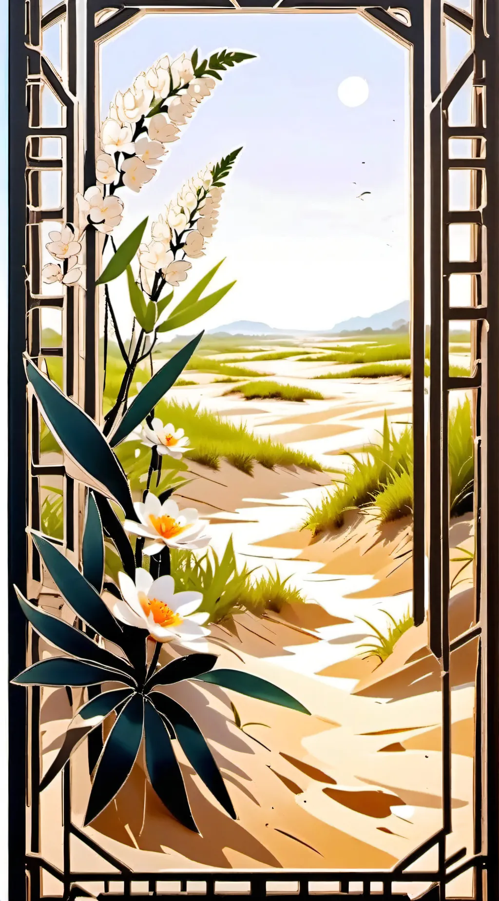 ai character: relaxing talkie background