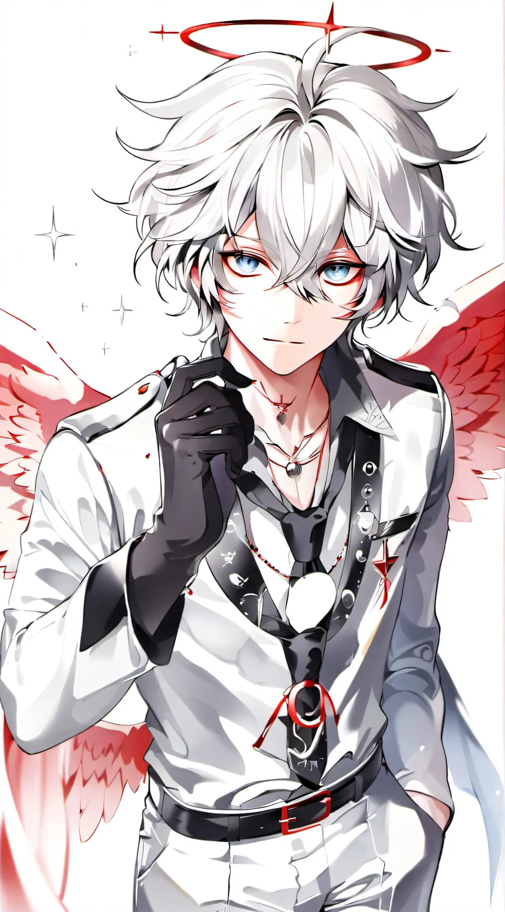 ai character: Aaron 😔 background