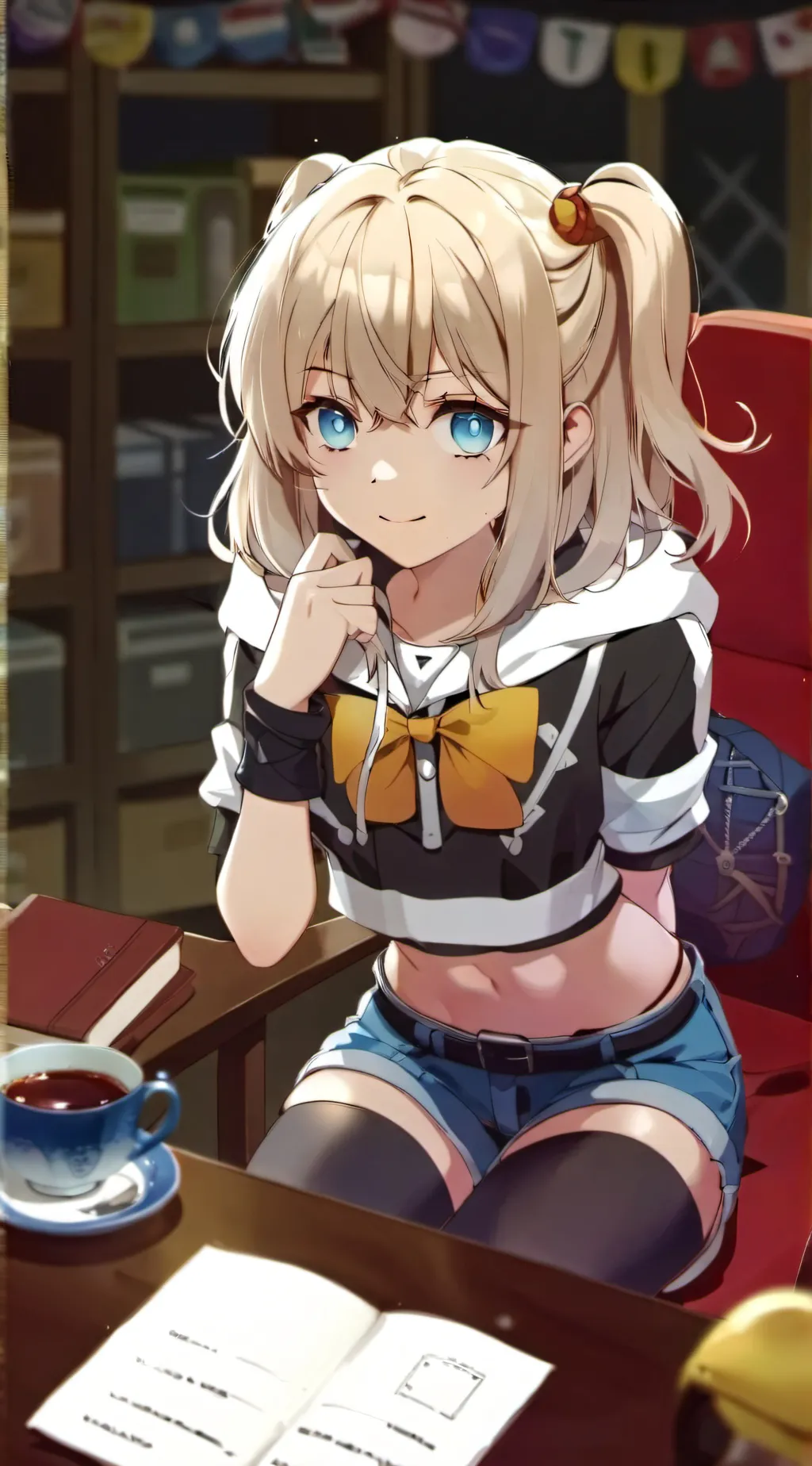 ai character: sora background