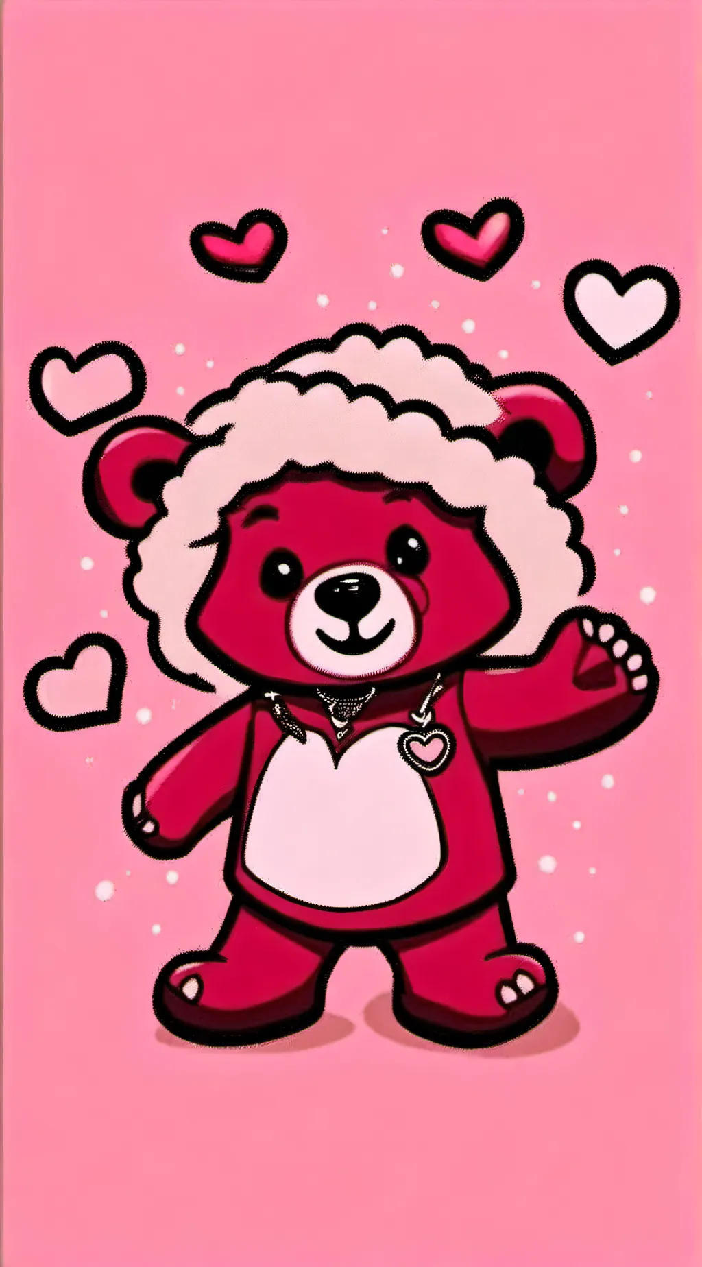 ai character: ❤️Bobby bearhug background