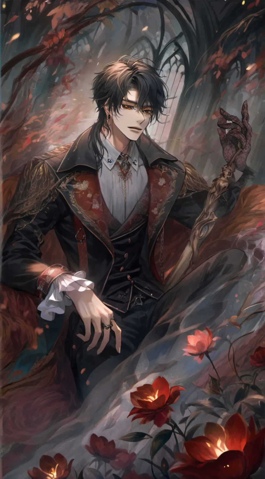 ai character: Isac  background