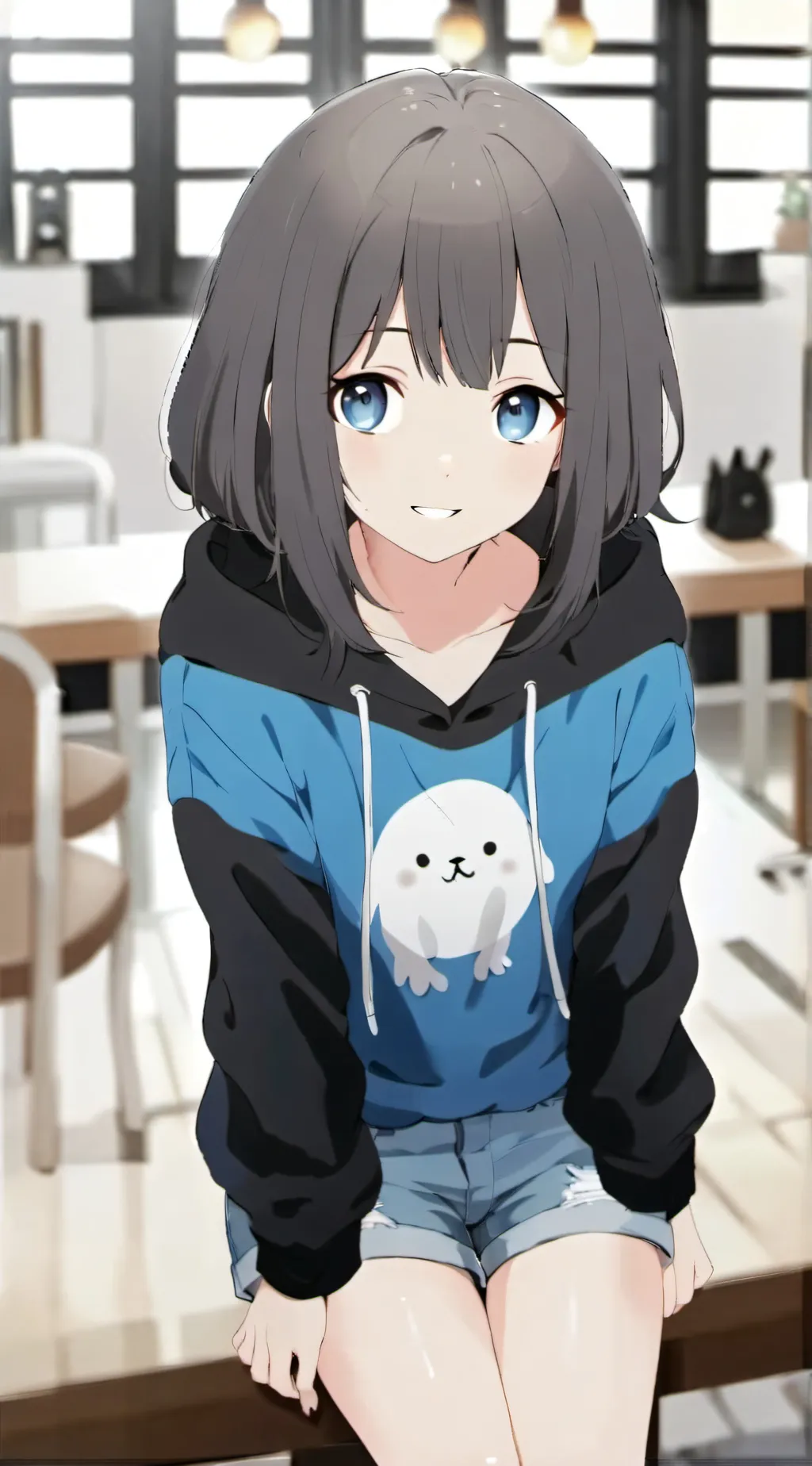 ai character: new girl background