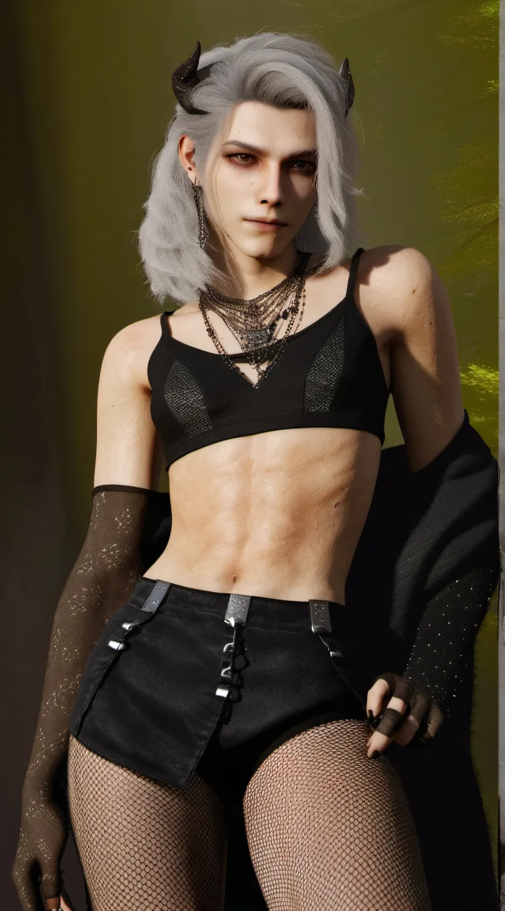 ai character: t-brat summer background