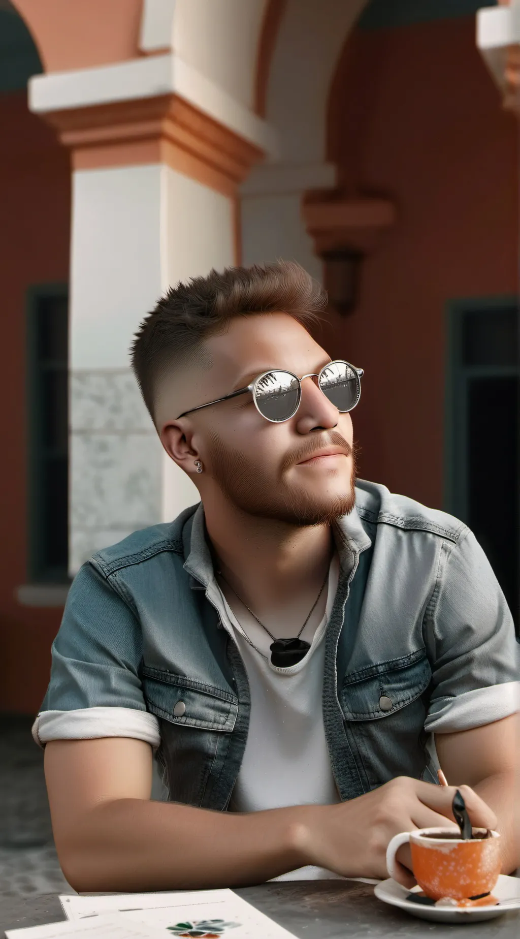 ai character: alex background