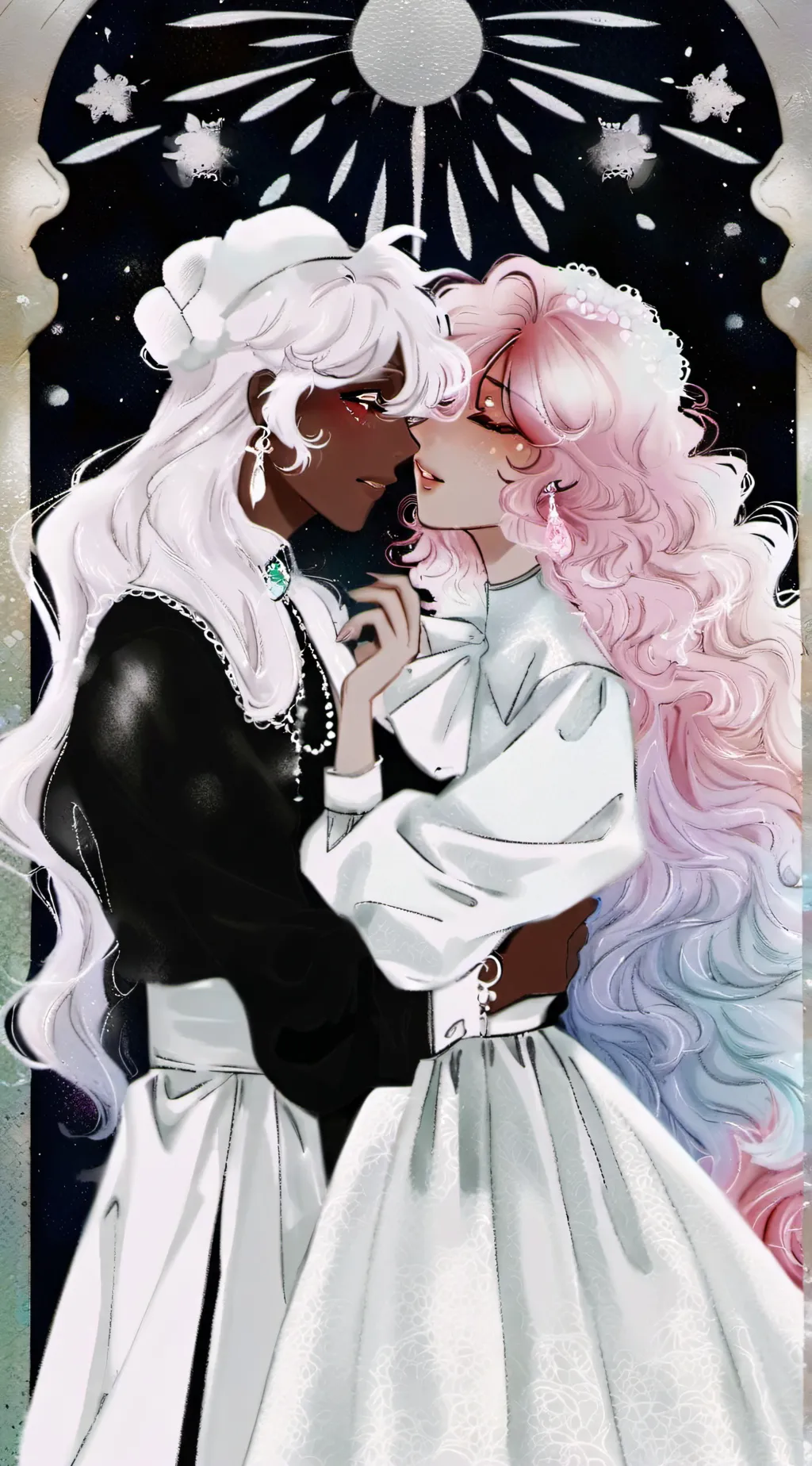 ai character: Velvette xCarmilla background