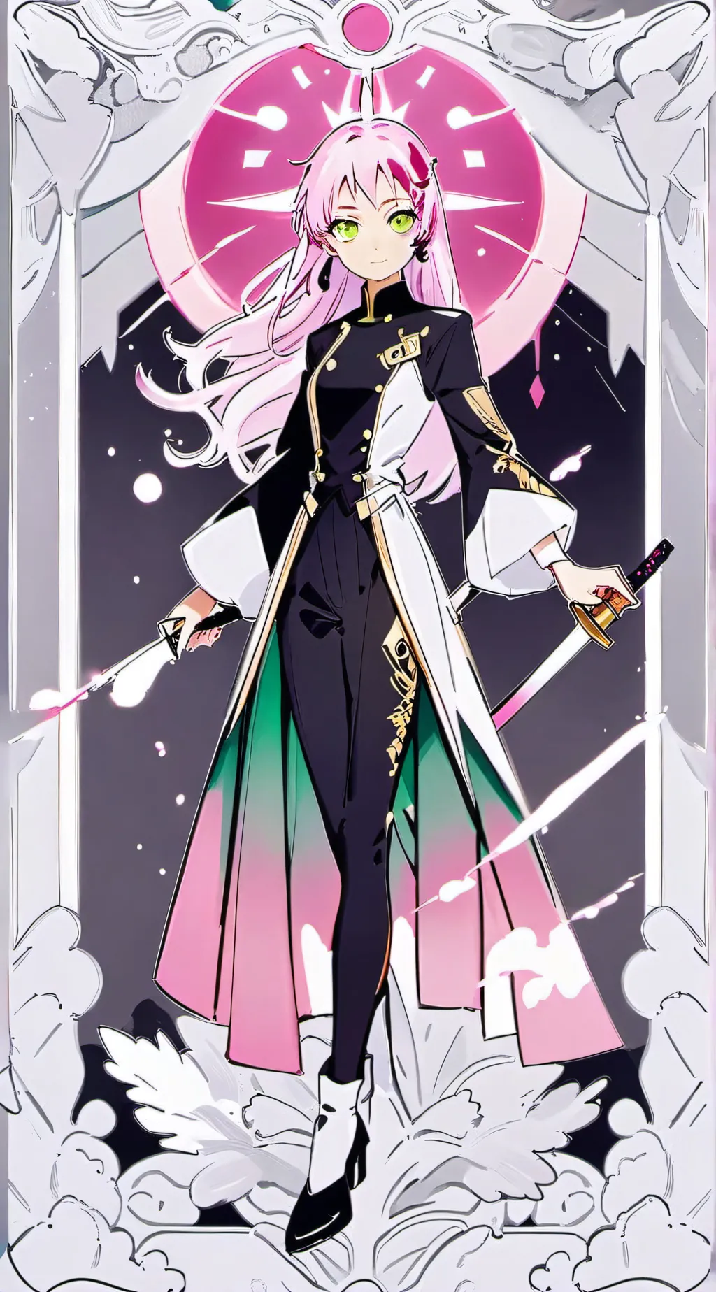 ai character: hashiras as demons background