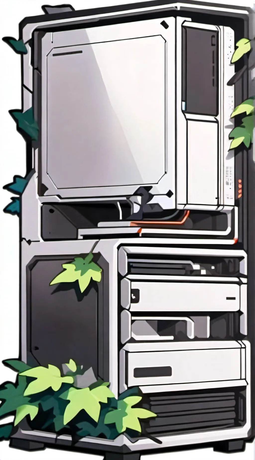 ai character: Lost Computer background