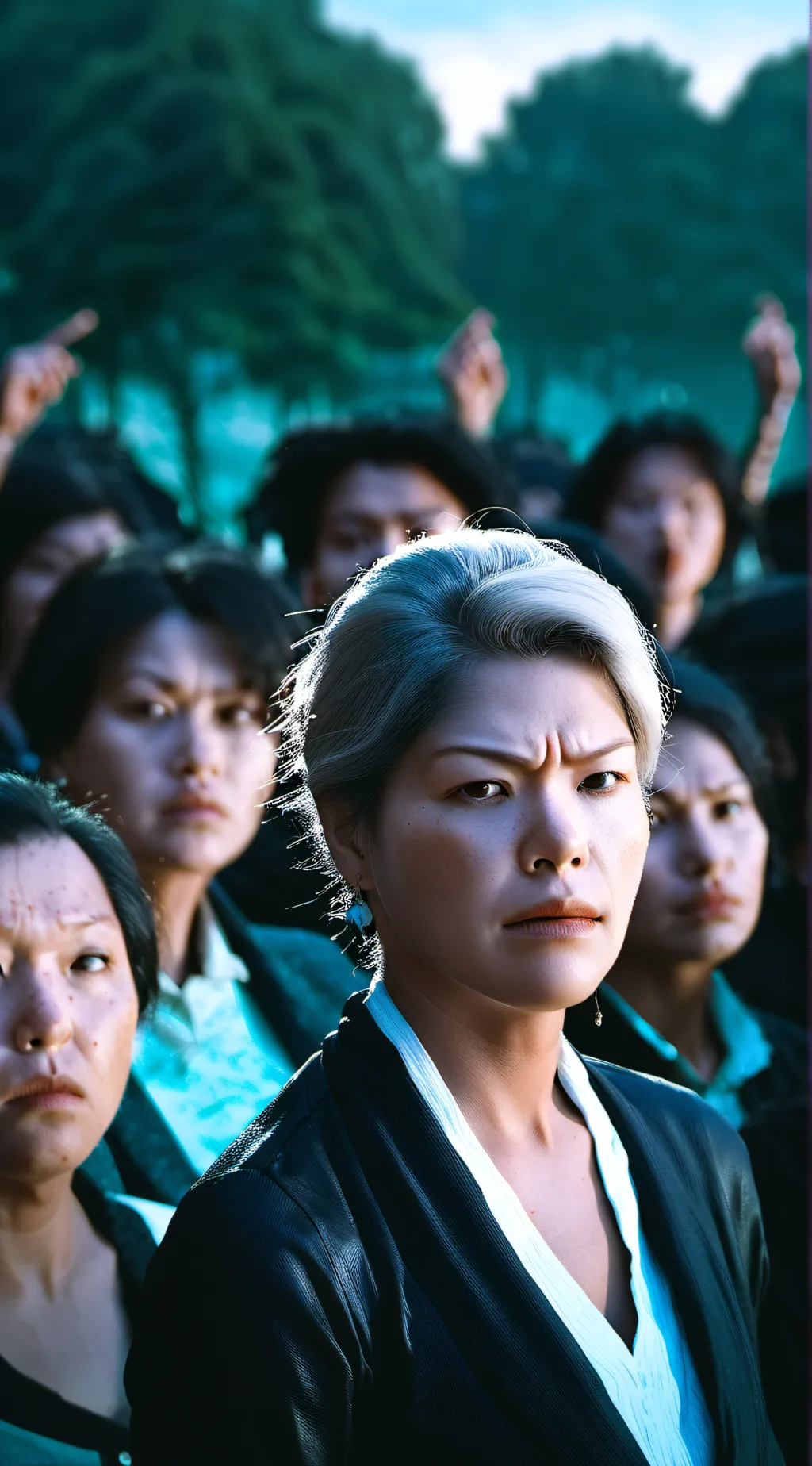 ai character: KAREN CULT background