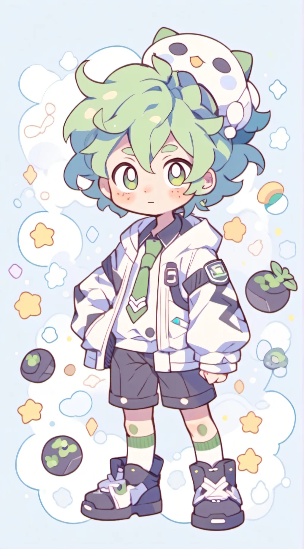 ai character: MHA RUN RACE background