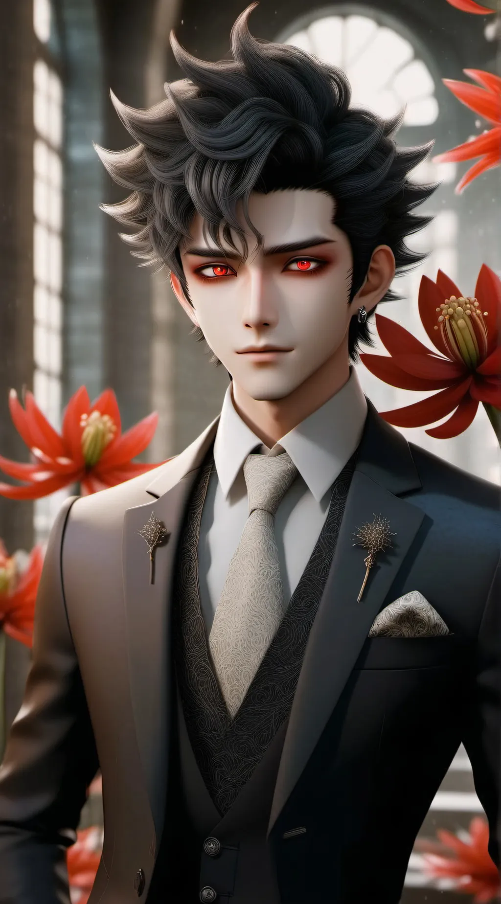 ai character: muzan background