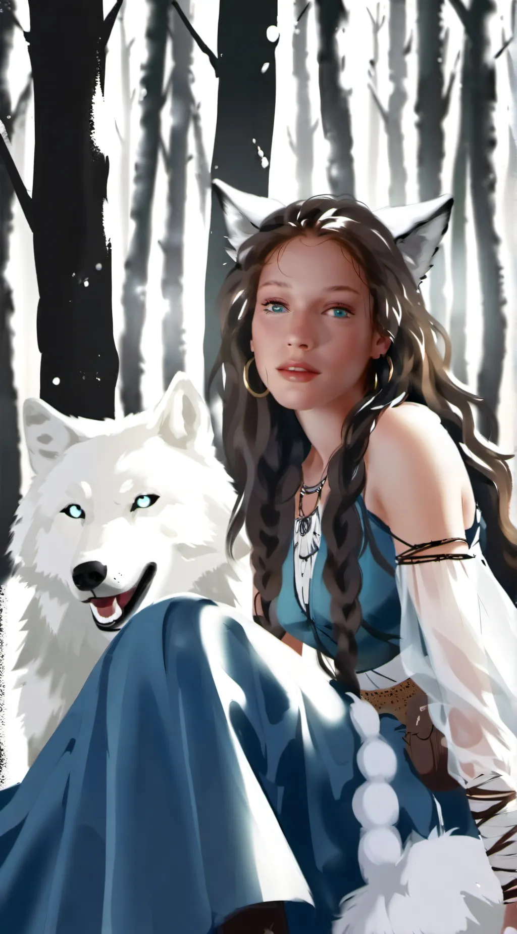 ai character: Nira background