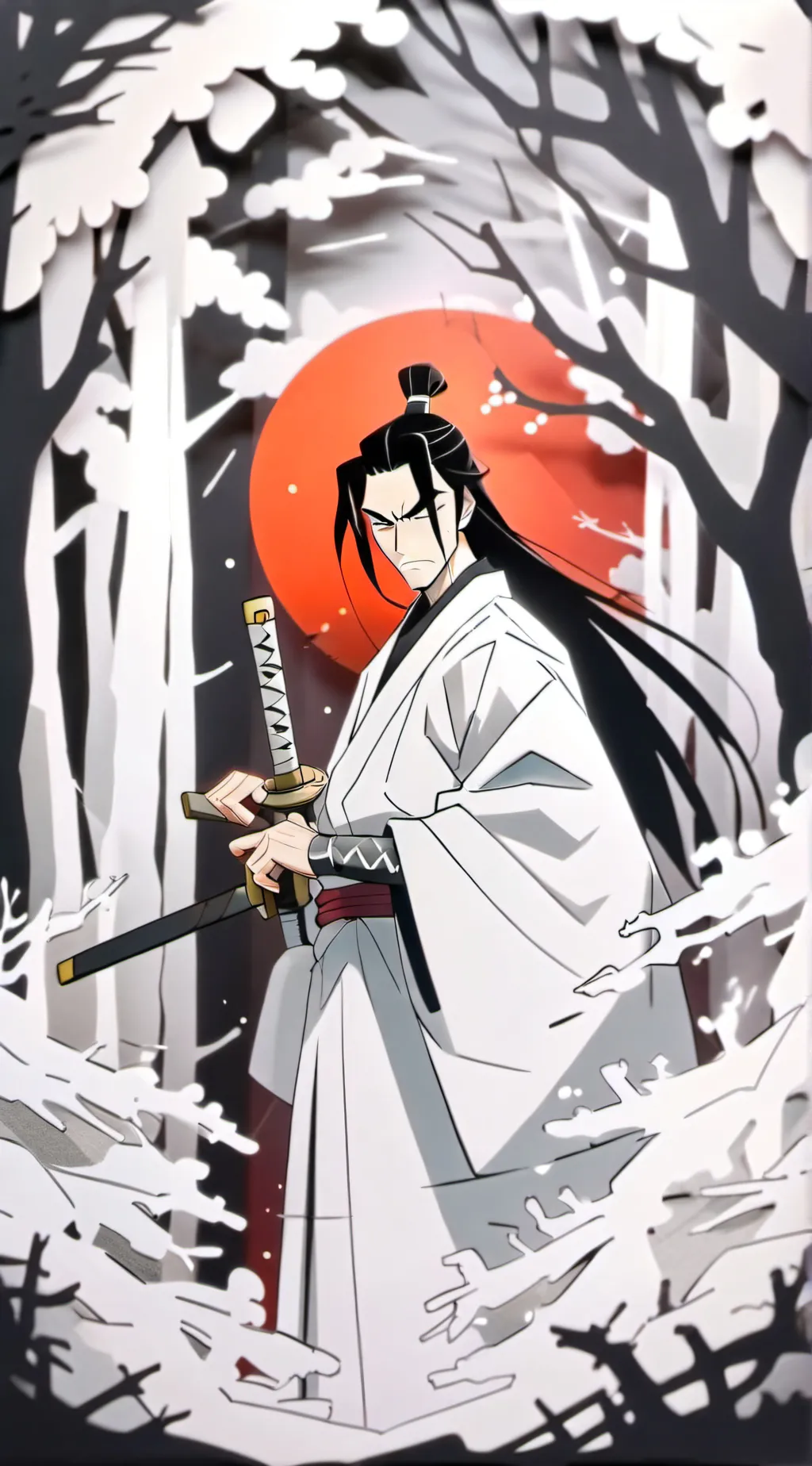ai character: Samurai Jack 🗡️ background