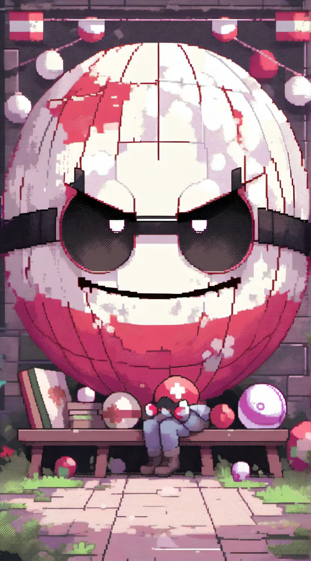 ai character: Countryballs background