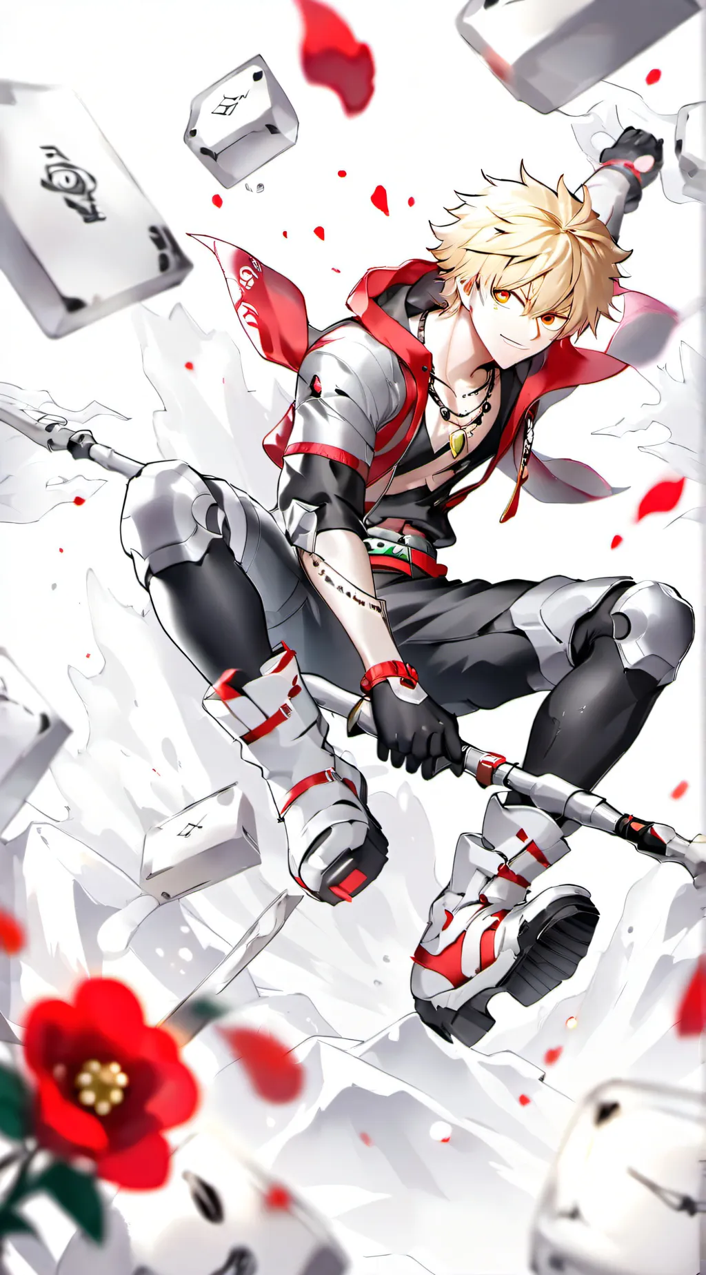 ai character: Bakugo background