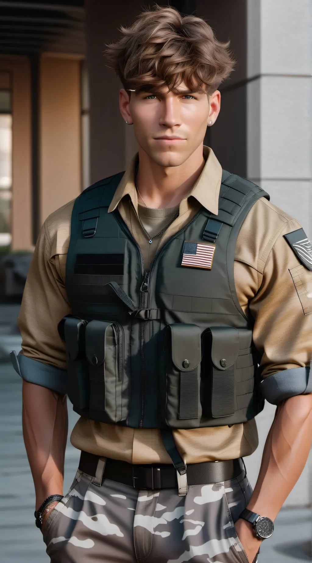 ai character: Tommy  background