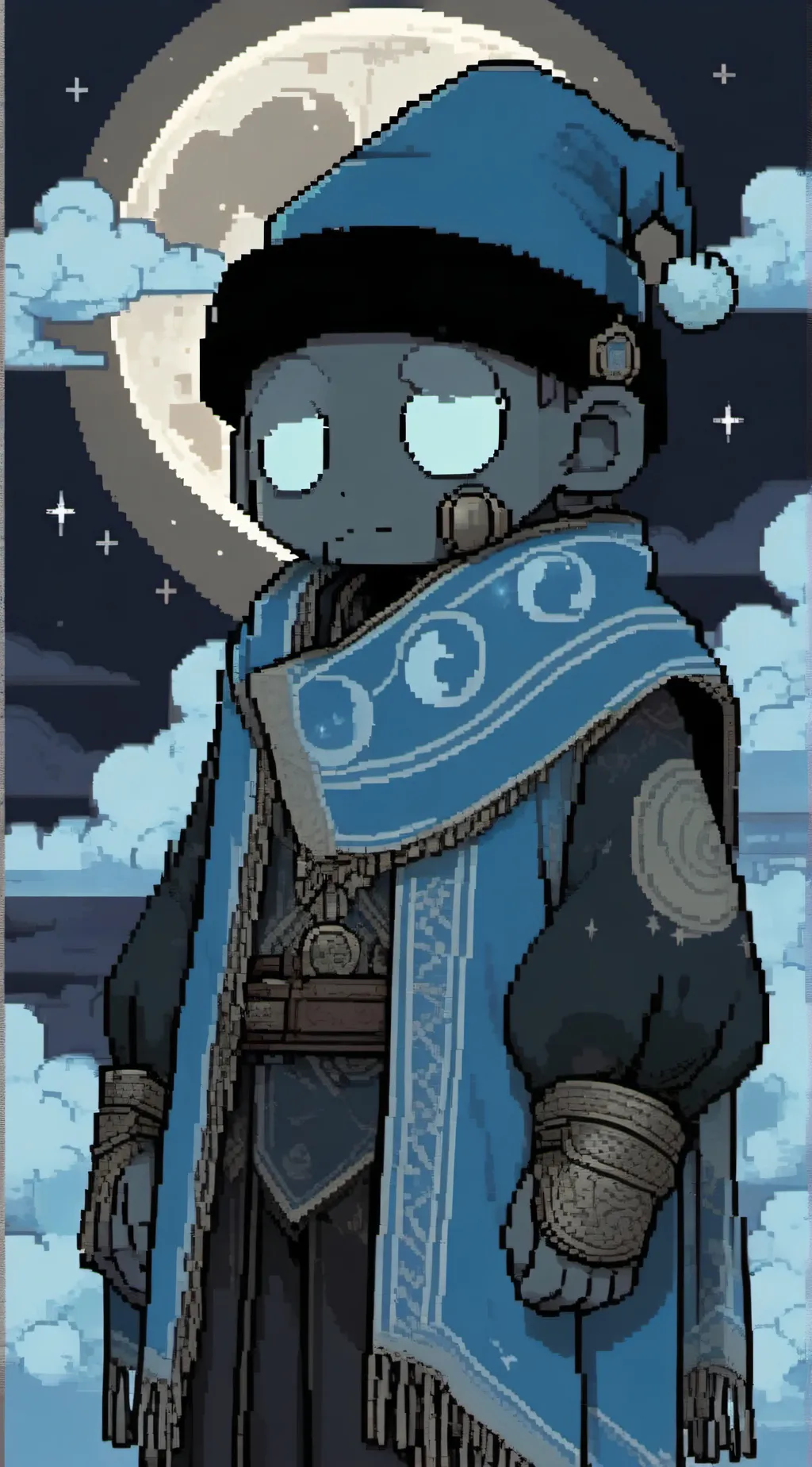 ai character: Human Astro  background