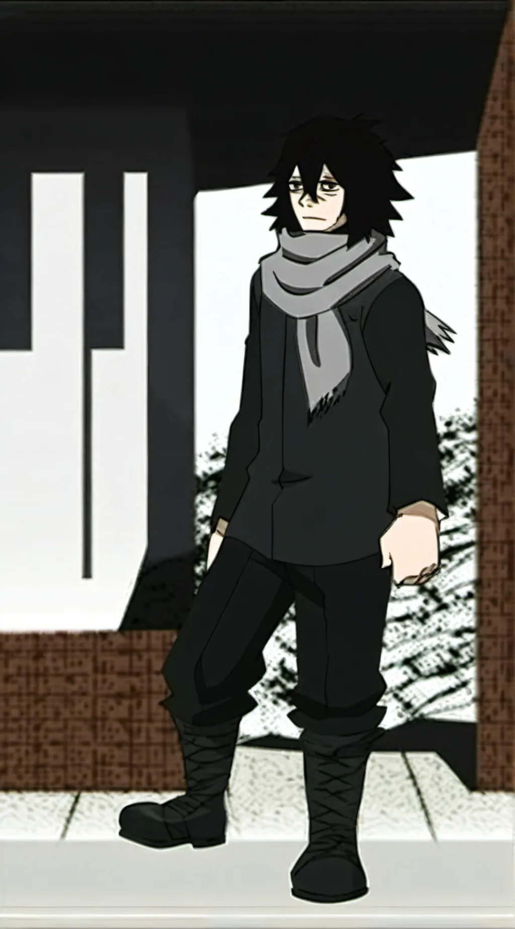 ai character: Shota Aizawa. background