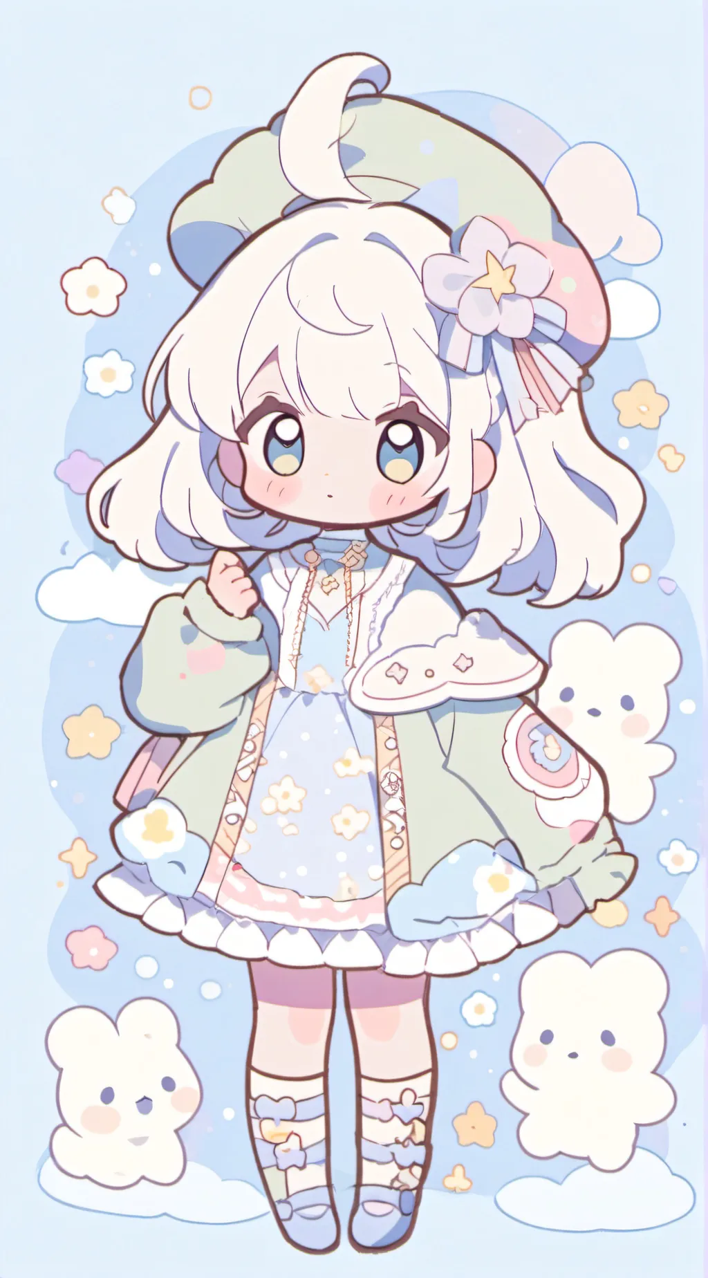 ai character: Mha and your a bab background