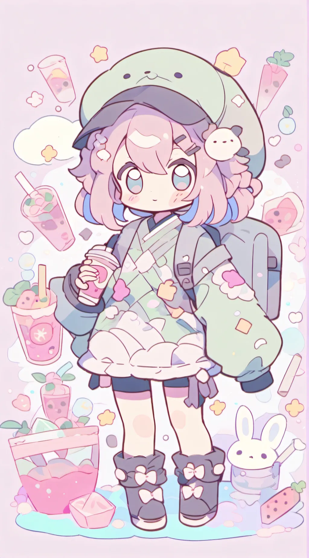 ai character: leeknow/minho background