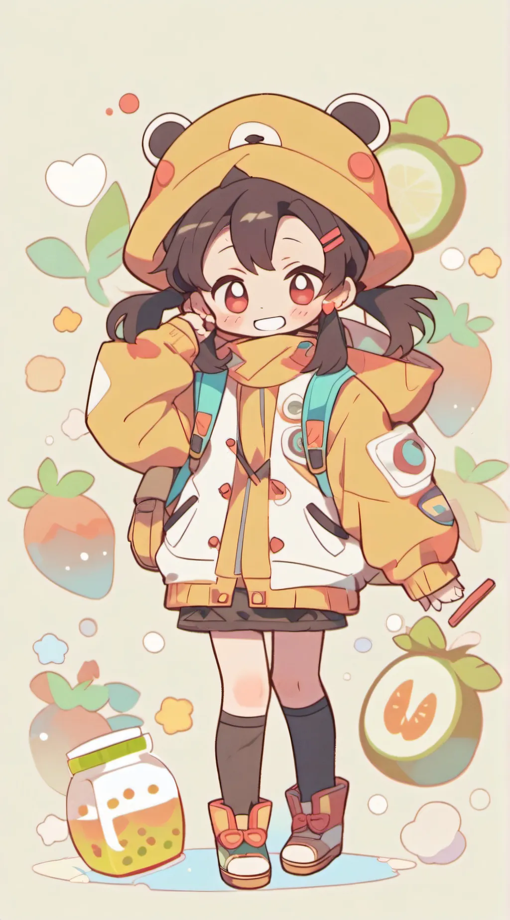 ai character: kny  background