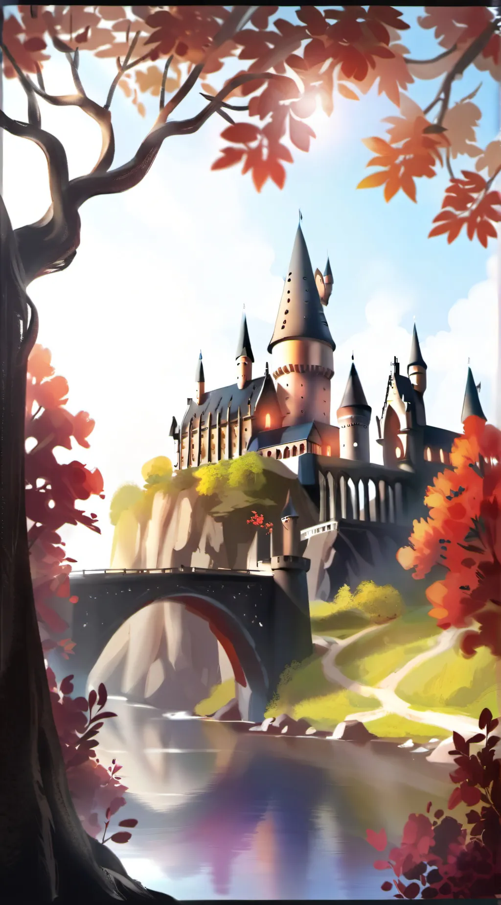 ai character: Hogwarts background