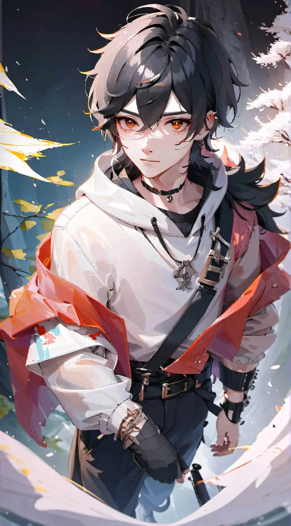 ai character: Axel  background