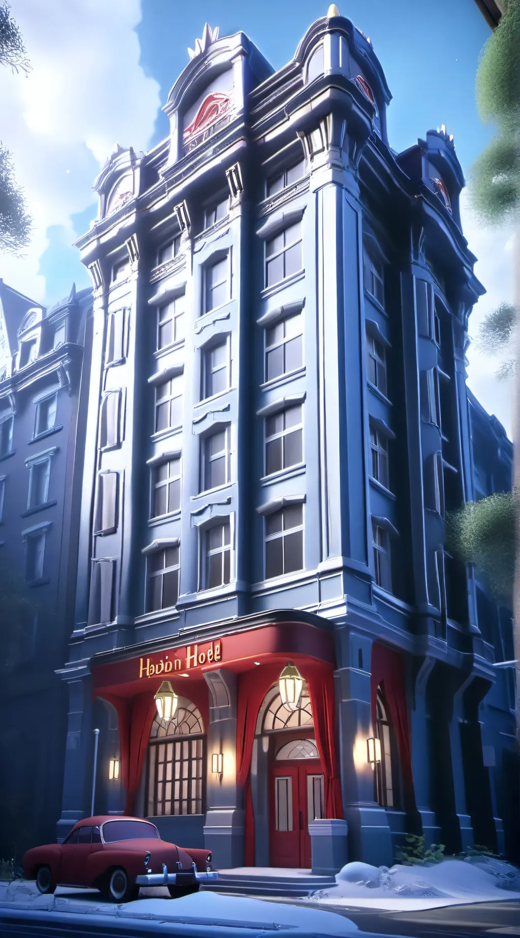 ai character: the vees visit hh background