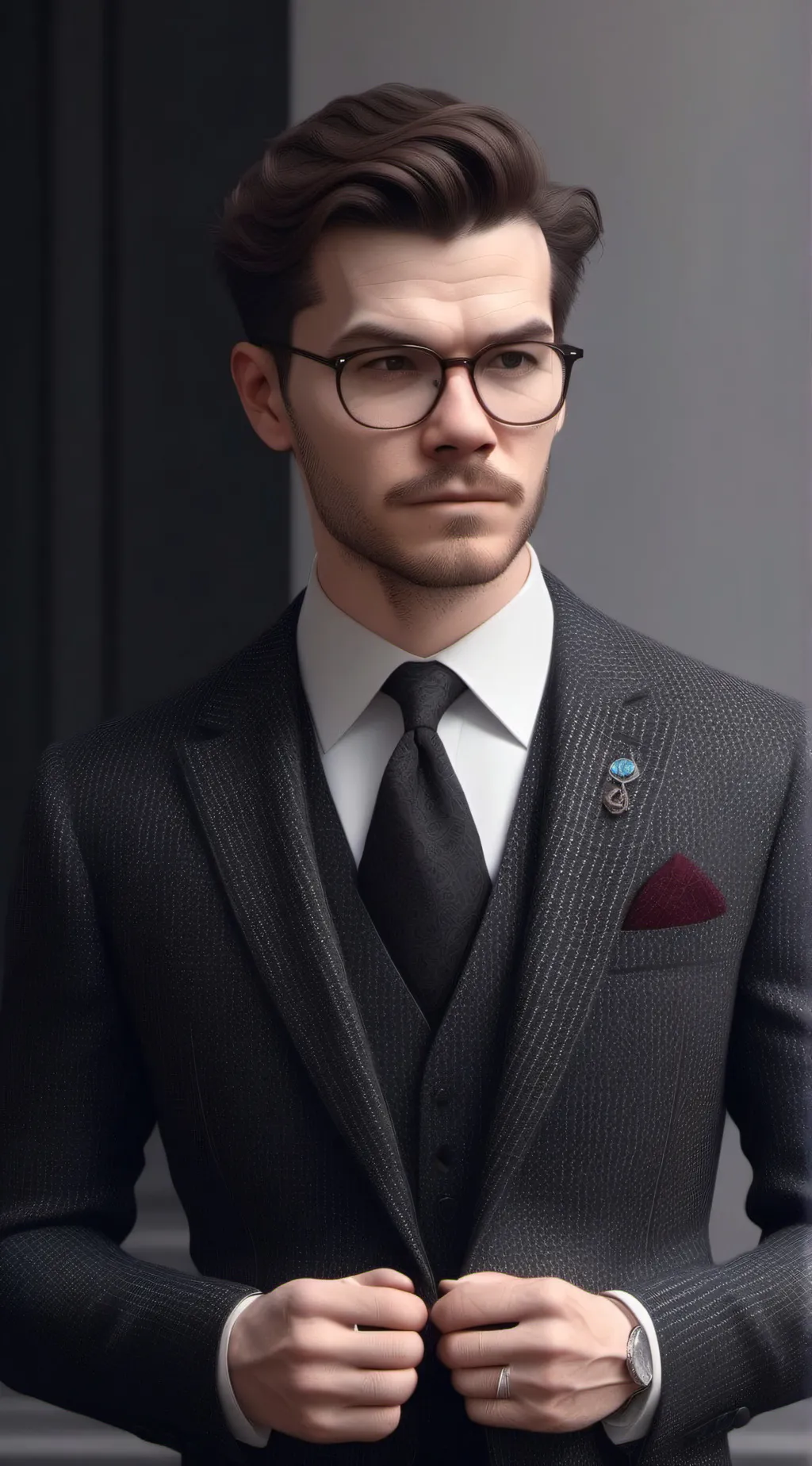 ai character: Andrew rannells  background