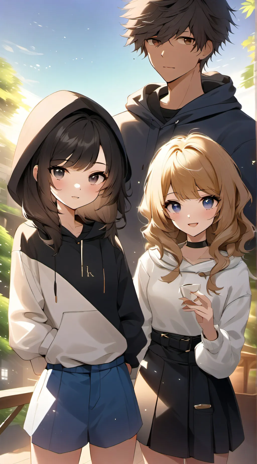 ai character: sillies pool day background